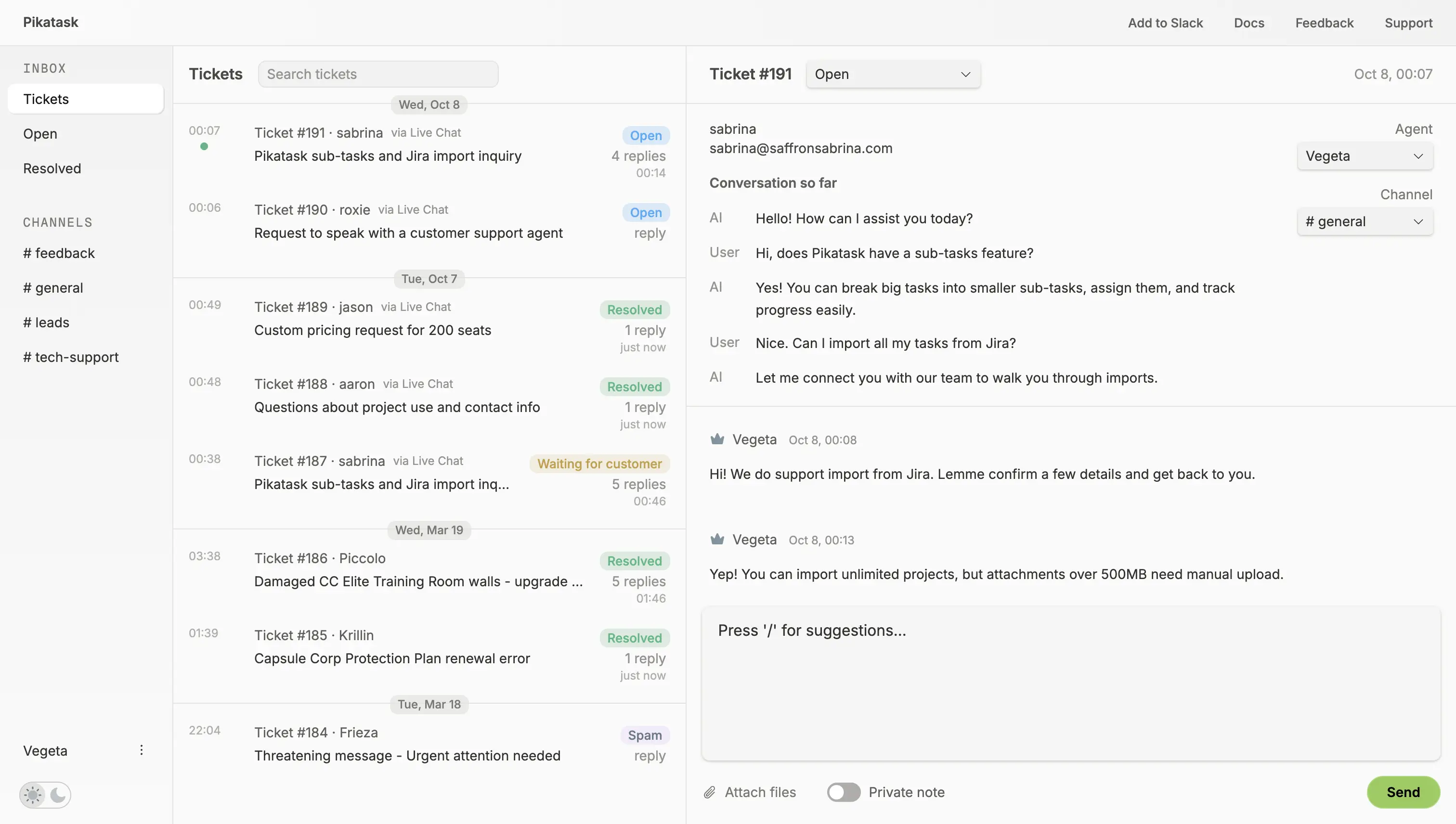 Ticketping Dashboard